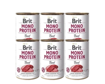 BRIT MONO PROTEIN BEEF 6x400g