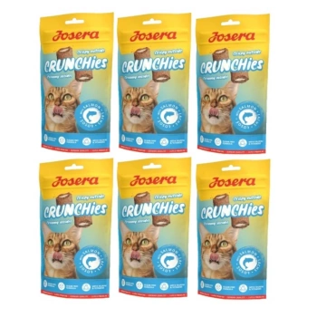 JOSERA Crunchies - con Salmón (golosina para gatos) 6x60g