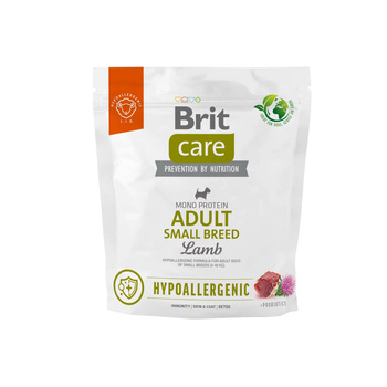 BRIT CARE Perro Hipoalergénico Adulto Razas Pequeñas Cordero 1kg