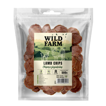 WILD FARM Lamb Chips 500g golosinas para perros