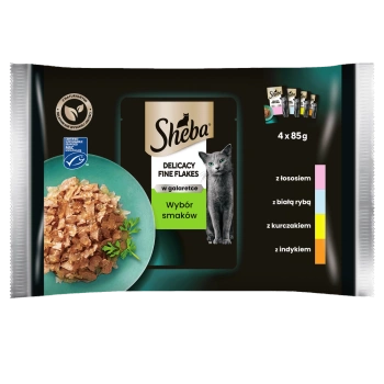 Sheba Copos Finos En Bolsita De Gelatina 4x85g