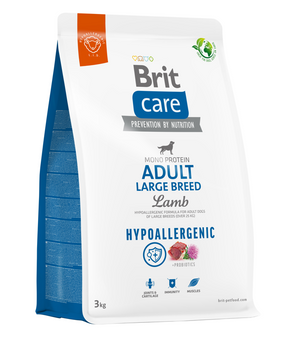BRIT CARE Perro Hipoalergénico Adulto Raza Grande Cordero 3kg
