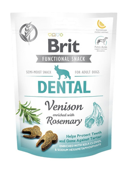 Brit Care Perro Snack Funcional Dental Venado 150g