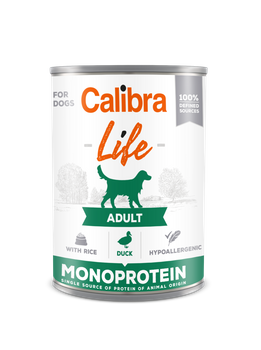CALIBRA Dog Life Adulto Pato con Arroz 12x400g