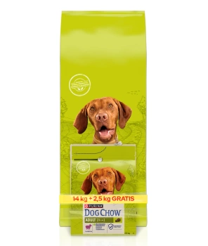 PURINA Dog Chow Adulto Cordero 16.5kg (14kg+ 2.5kg GRATIS!!)