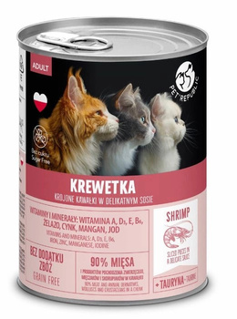 PetRepublic trozos en salsa con gambas 400g para gatos