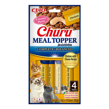 INABA Cat Meal Topper Pollo con Queso Receta 4x14 (56g)