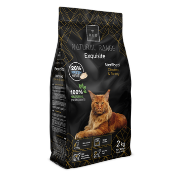 Rex Natural Range Exquisite Pollo y Pavo Esterilizados 2kg