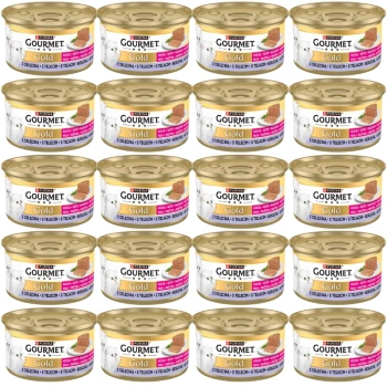 Purina Gourmet Gold Kitten mousse con ternera 72x85g