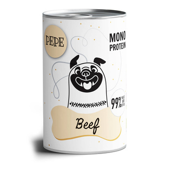 Paka Mascotas Pepe Mono Proteína Vacuno 400g