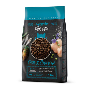 Fitmin Cat For Life Adulto Pescado y Pollo 1.8kg