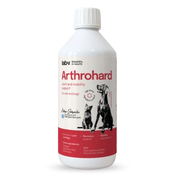 LAB-V Arthrohard 500ml Fórmula de apoyo articular para perros y gatos