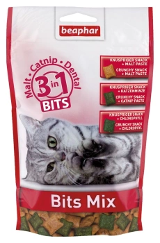 BITS MIX 150G - Golosinas 3 en 1 para gatos
