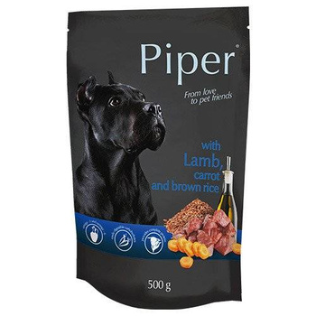 Dolina Noteci Piper para perros con cordero, zanahoria y arroz 500g
