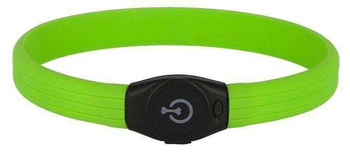 KERBL Collar Luminoso para Perros de Pelo Largo Verde 65cm