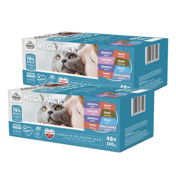 Frendi bolsitas para gatos sabores de pescado en salsa 96x100g
