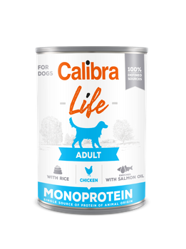 CALIBRA Dog Life Adult Pollo con arroz 6x400g
