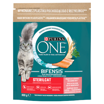 PURINA ONE Bifensis Sterilcat Comida para gatos rica en salmón 800g