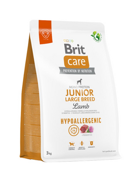 BRIT CARE Perro Hipoalergénico Junior Razas Grandes Cordero 3kg