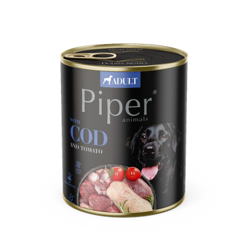 DOLINA NOTECI Piper para perros con bacalao y tomate 800g