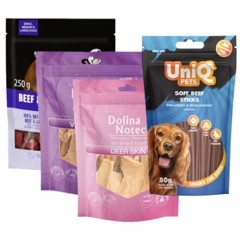 Set de golosinas para perros 530g