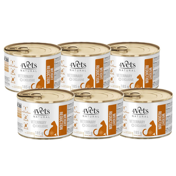 4Vets Reductor de Peso para Gatos 6x185g
