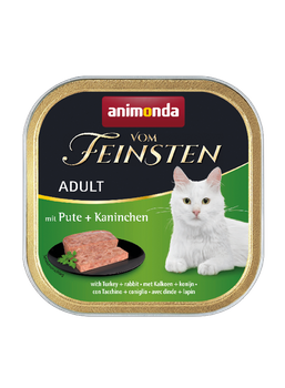 Animonda Vom Feinsten Gato Adulto Pavo y Conejo 100g