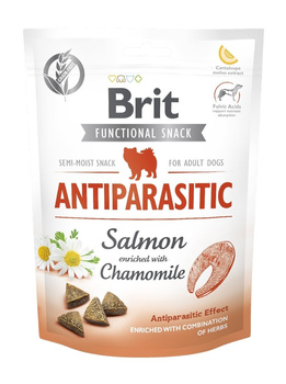 Brit Care Perro Snack Funcional Antiparásitos Salmón 150g