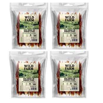 WILD FARM filete de pechuga de pato en stick 4x500g golosina para perro
