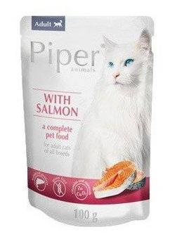 Dolina Noteci Piper para gatos con salmón 100g