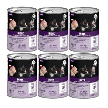 PetRepublic trozos en salsa con pavo 6x400g para gatos