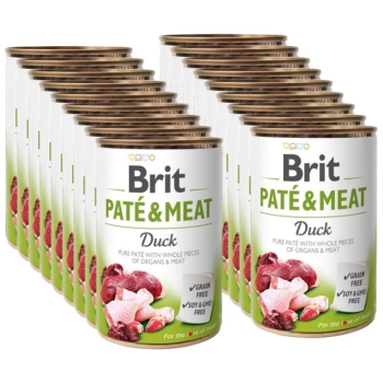 Brit Pate y Carne con Pato 18x800g