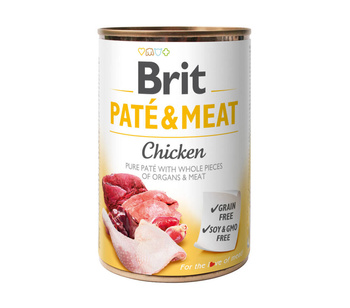 BRIT PATE &amp; MEAT POLLO 400 g