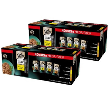 SHEBA Selection Select Slices Sabor Aves 80x85g