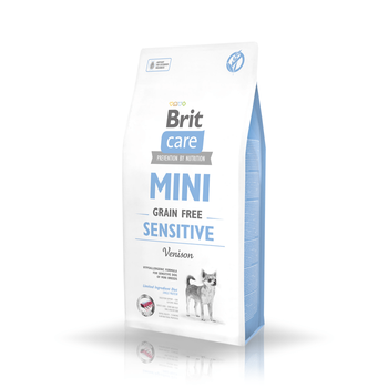 Brit Care Mini Grain Free Sensitive con venado 400g