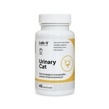 Lab-v Urinary Cat – Apoyo urinario para gatos 45 cápsulas