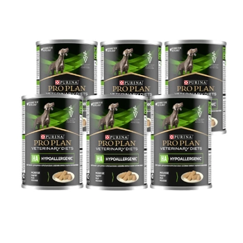 PURINA Veterinary PVD HA Mousse Hipoalergénico 6x400g
