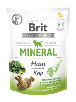 Brit Care Dog Snack Funcional Mineral Jamón Cachorro 150g