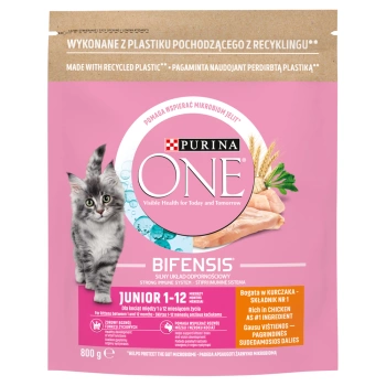 Purina One Junior Pollo para gatitos 800g