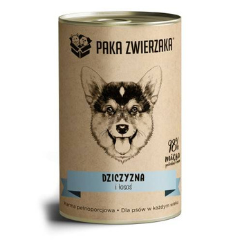 Paka Zwierzaka Caza Salvaje y Salmón 400g