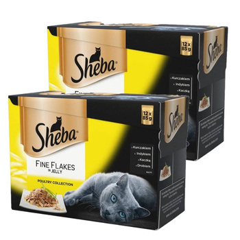 Sheba Sachet Delicadeza En Jalea Sabor Aves 2x(12x85g)